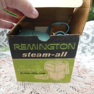 fabric steamer portable fabric dewrinkler vintage Steam-All by Remington electri